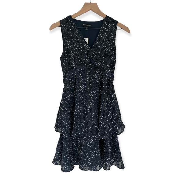 Banana Republic Polka Dot Ruffle Tiered Dress - Plus Size 20 - Picture 6 of 16